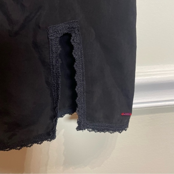 n:philanthropy 100% Cupro Black Calvin Slip Dress NWT XS - Picture 6 of 8